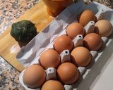 Foto del paso 2 de la receta: Tortilla de borraja y jamón serrano