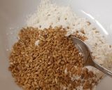A picture of step 2 of My Crispy Deep Fried Chicken with Paprika and linseed coating.