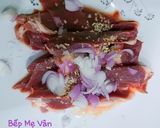 Hình bước làm 1 của món Tim heo xào su su và cà rốt