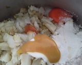 Foto del paso 2 de la receta: Coliflor en tortilla🥦🍅🌰🧀🍳🥚🥓
