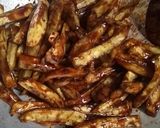 Foto langkah ke 4 dari resep Pisang Goroho Goreng Garo Gula / Stik Pisang  gula merah.