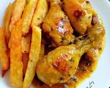 Foto del paso 10 de la receta Muslos de pollo en salsa de limón, ajos y perejil