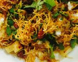 A picture of step 2 of Farali potato chat.