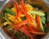 Hình bước làm 5 của món Gỏi Tiến Vua Chả Lụa Chay