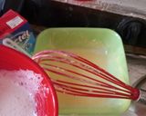 A picture of step 6 of Lumpur cheese cake.