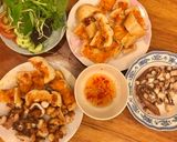 Hình bước làm 8 của món Bạch tuộc và bánh mì nướng sate