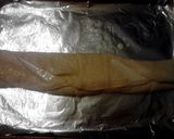 A picture of step 8 of Cherry Cream Crescent Log.
