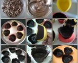 A picture of step 4 of Chocolate mousse in chocolate cups.