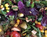 A picture of step 7 of Mixed Green Salad with Pineapple.