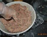 Giant Spaghetti Stuffed Meatball recipe step 3 photo