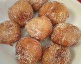 A picture of step 2 of Nigerian puff puff.