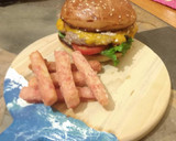 Foto del paso 16 de la receta: Hamburguesa gourmet y papas