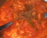 A picture of step 10 of Minestrone Soup.