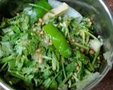 A picture of step 2 of Thai style veg Manchurian.