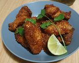 รูปขั้นตอนการทำที่ 3 ของ ปีกไก่ทอดรสลาบ