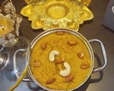 A picture of step 5 of Mango rava halwa today's special sweet for jaganath Puri festival.