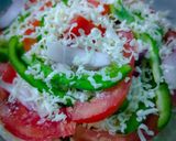 চীজ বার্স্ট ভেজিটেবল পিজ্জা (cheese burst vegetable pizza recipe in Bengali) রেসিপি ধাপ - 6 ছবি
