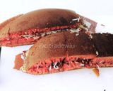 Foto langkah ke 6 dari resep Terang Bulan Red Velvet Teflon (martabak manis).