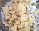 Foto del paso 2 de la receta: Crema de verduras y manzana con Yakiniku y Tosta con Anchoas