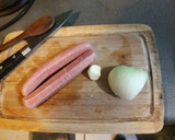 Foto del paso 1 de la receta: Pulpitos con cebolla dorada y acompañamiento (arroz)