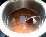 A picture of step 3 of Paruppu payasam / moong dal kheer.