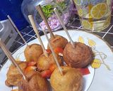 A picture of step 3 of Potatoes Ball pakoras.