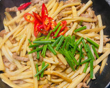 竹筍炒肉絲的食譜步驟5照片