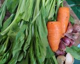 Foto langkah ke 1 dari resep Tumis Jamur Sawi Hijau Mudah, Enak, dan Cepat.