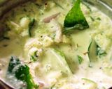 A picture of step 4 of Cucumber Pachadi - a south Indian mushup !.