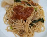 Foto langkah ke 6 dari resep Spaghetti Bakso Keju.