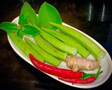 Hình bước làm 1 của món Đậu Bắp Sốt Gừng