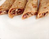 A picture of step 4 of Paratha Roll.