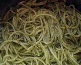 A picture of step 2 of Vickys Simple Prawn & Pesto Pasta, GF DF EF SF NF.