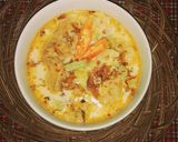 Foto langkah ke 8 dari resep Sambal goreng (labu sitara) labu siam tahu rambak kuah.