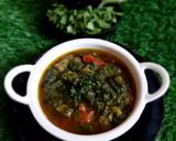 A picture of step 4 of Palak Baingan ki Sabji.