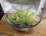 A picture of step 1 of Warm Mediterranean Salad.