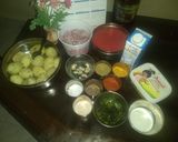 A picture of step 1 of Dum Aloo.