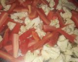 A picture of step 4 of Mix veg pickle.