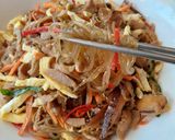 Foto langkah ke 5 dari resep Japchae (Stir fry-Korean Glass noodles).