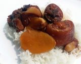A picture of step 6 of Pork Stew In Stone's Ginger Wine.