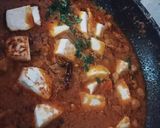 A picture of step 5 of Chole Paneer masala.