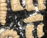 A picture of step 8 of Bow pies, caterpillar bread, and others.