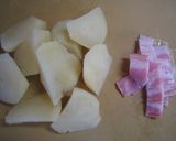 A picture of step 4 of Easy Asparagus, Bacon & Potatoes.