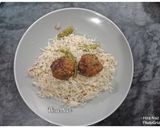 A picture of step 6 of Moti Pulao.