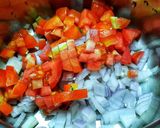A picture of step 1 of Onion tomato Koshimbir.