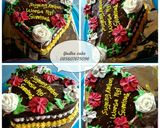 Foto langkah ke 6 dari resep Kue tart brownis lembut.