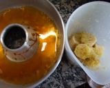Foto del paso 1 de la receta Budín – flan de plátanos con salsa de yogur y lima