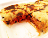 Foto del paso 16 de la receta: Lasaña de berenjenas y bacalao al ajoarriero, con queso de cabra