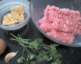 Foto del paso 2 de la receta: Albóndigas de pollo y pavo en salsa de tomate casera