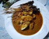 Foto langkah ke 3 dari resep Sate Sapi Kuah Kacang.
